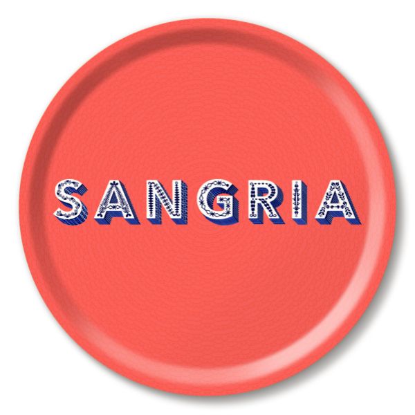 Charola Sangria Round