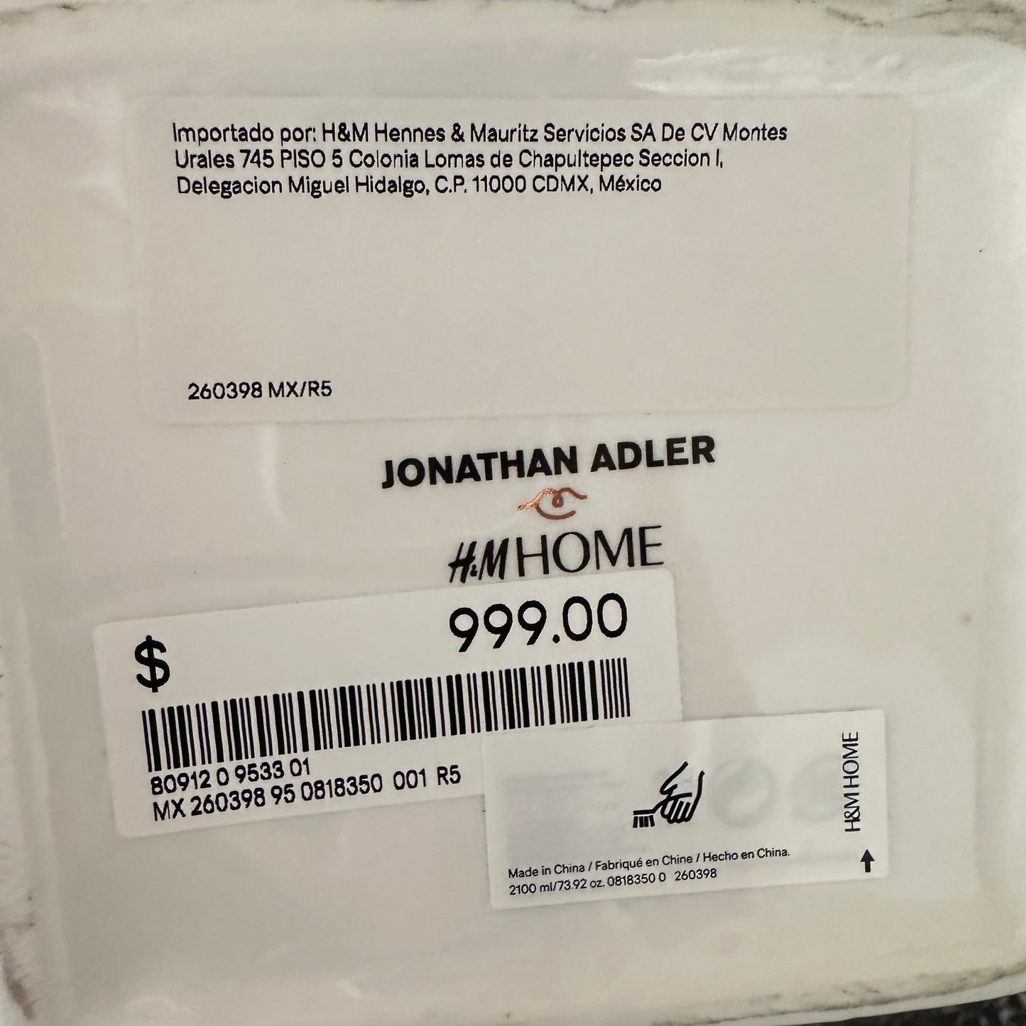 Florero J. Adler for H&M Home