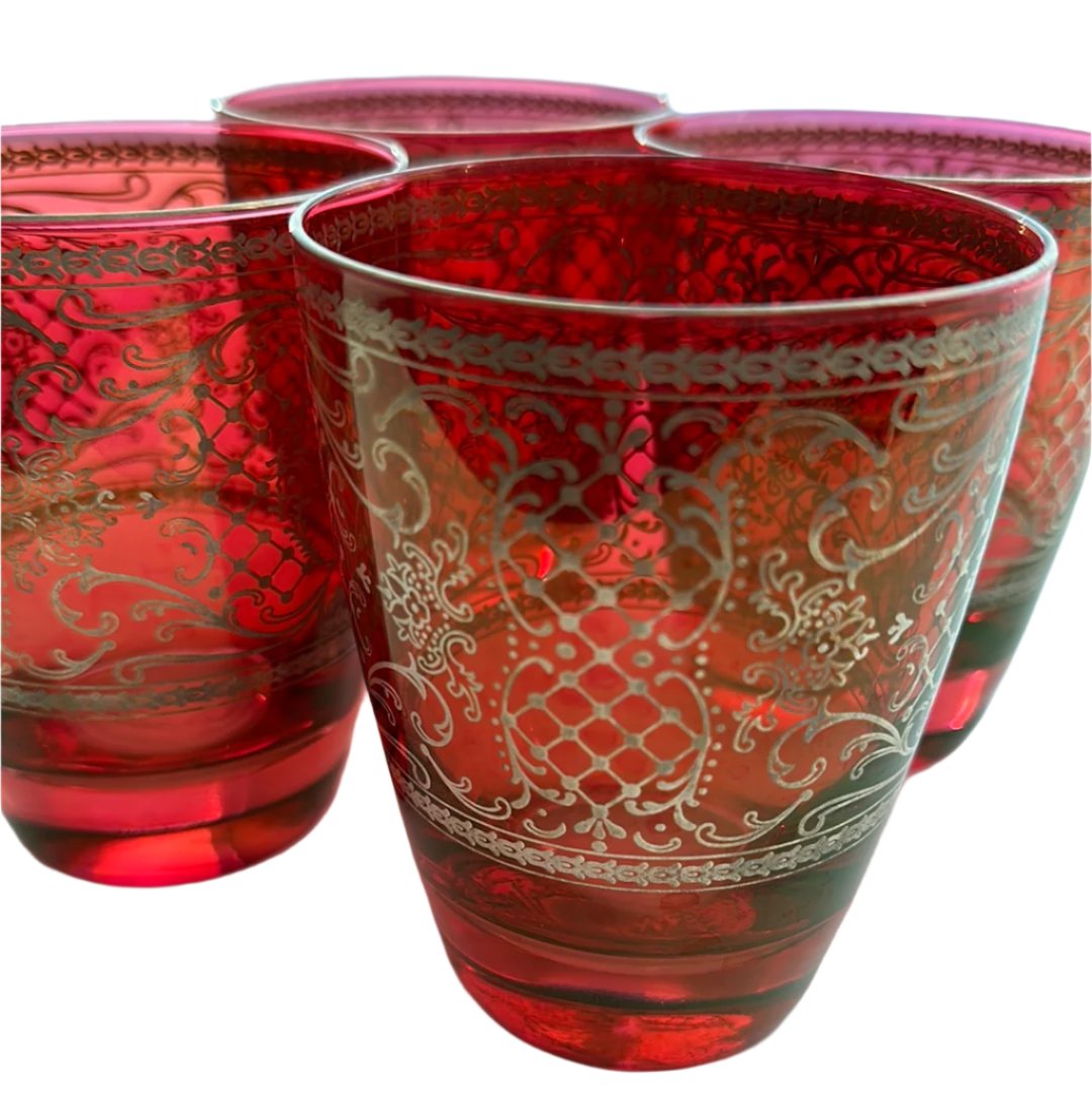 Set (4) Vasos de Cristal