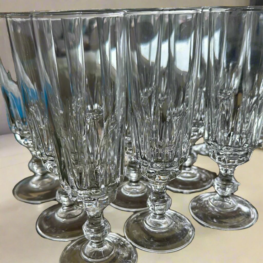 Copa flauta (11) talladas estilo Bohemia