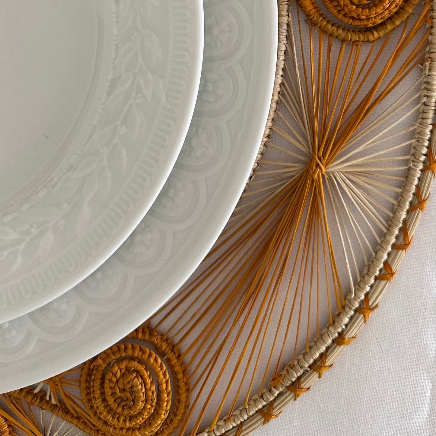 Iraca CARACOL NARANJA