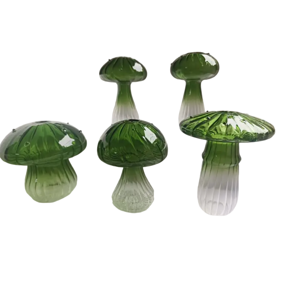 Florero Shroom Green
