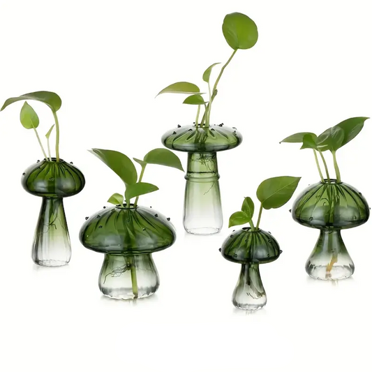 Florero Shroom Green