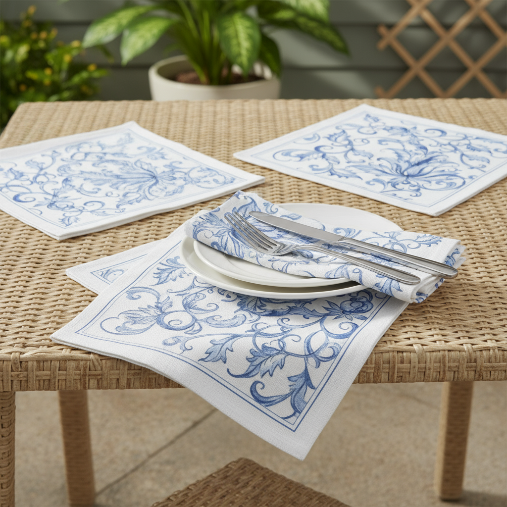 Set (4) Servilleta Tiles