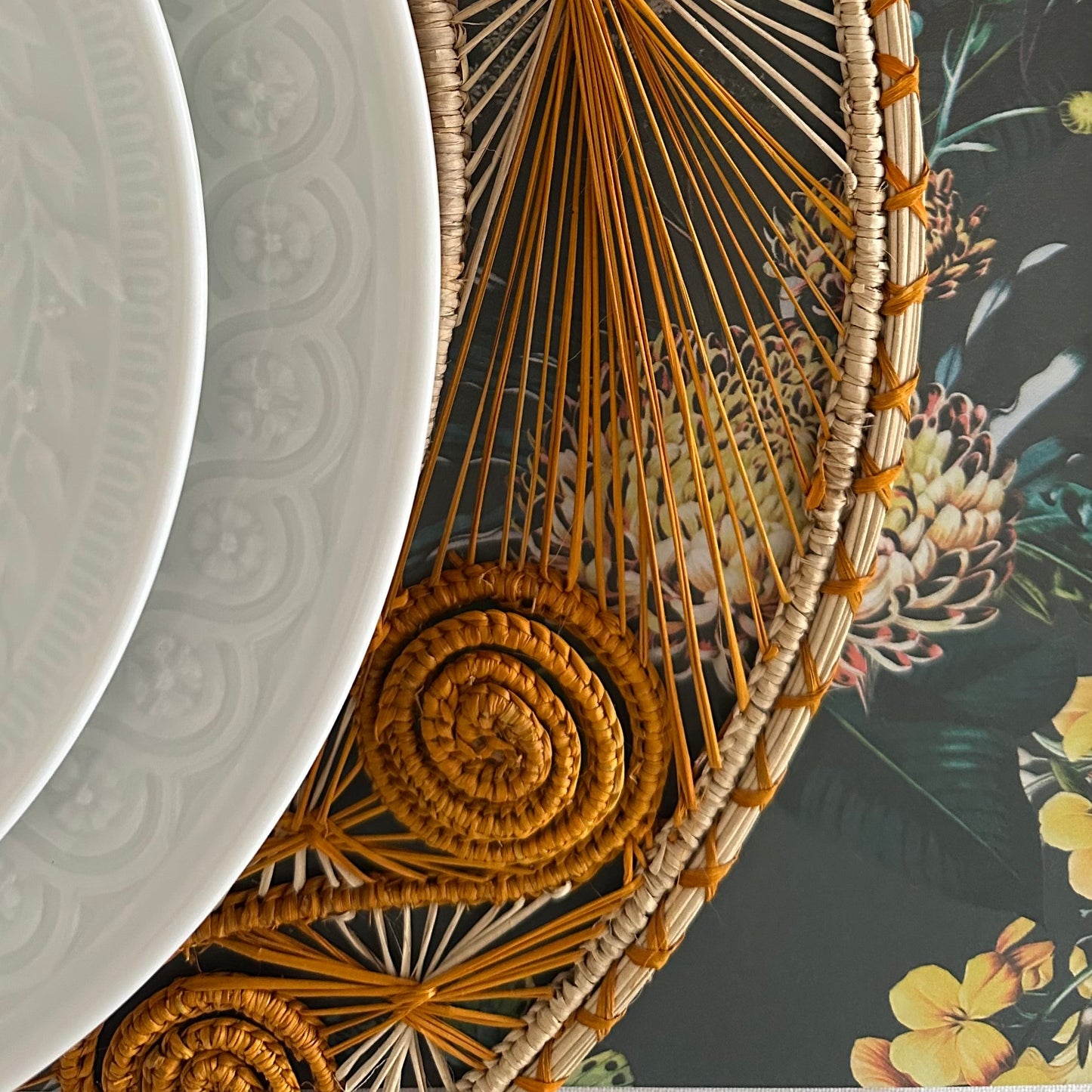 Iraca CARACOL NARANJA