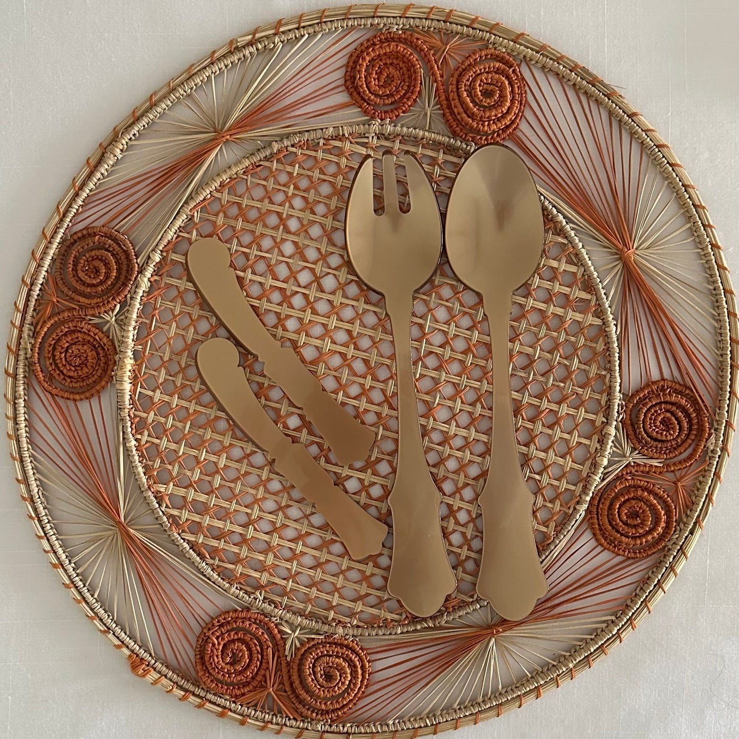 Iraca CARACOL NARANJA