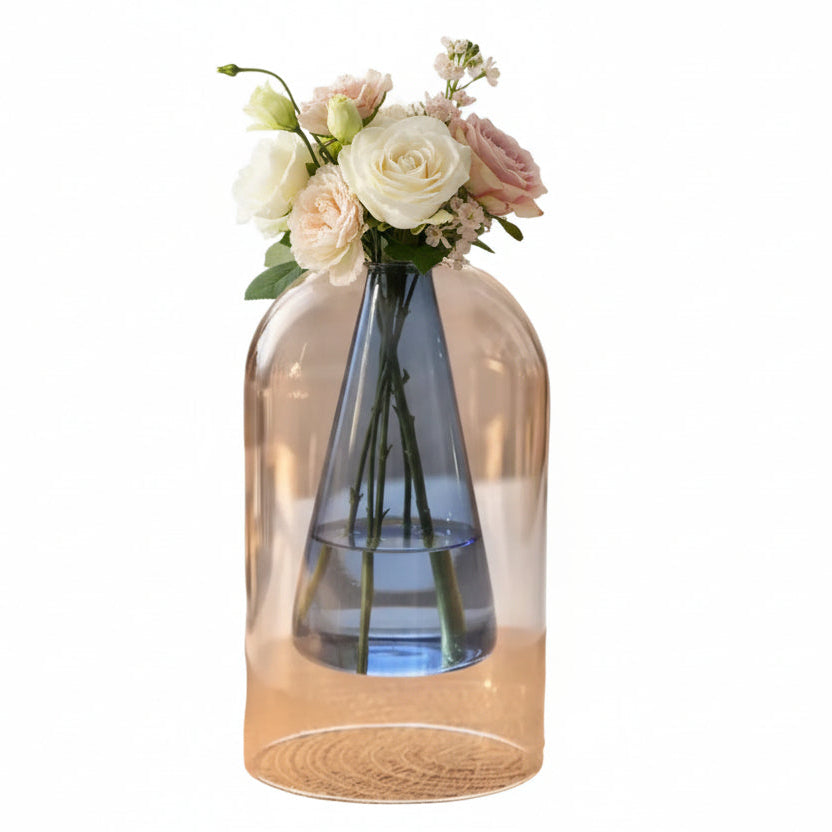 Florero Double Glass