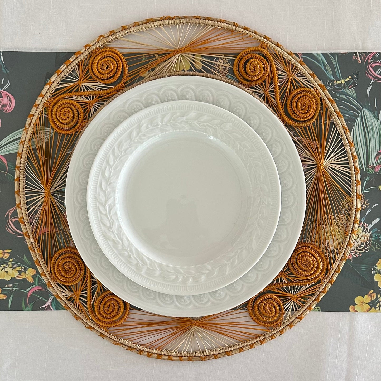 Iraca CARACOL NARANJA