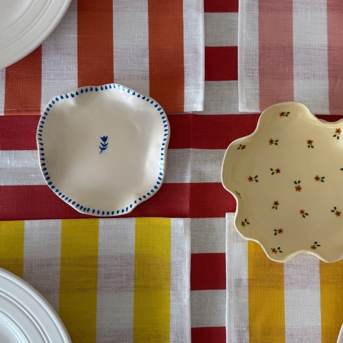 Set (4) Individual Striped