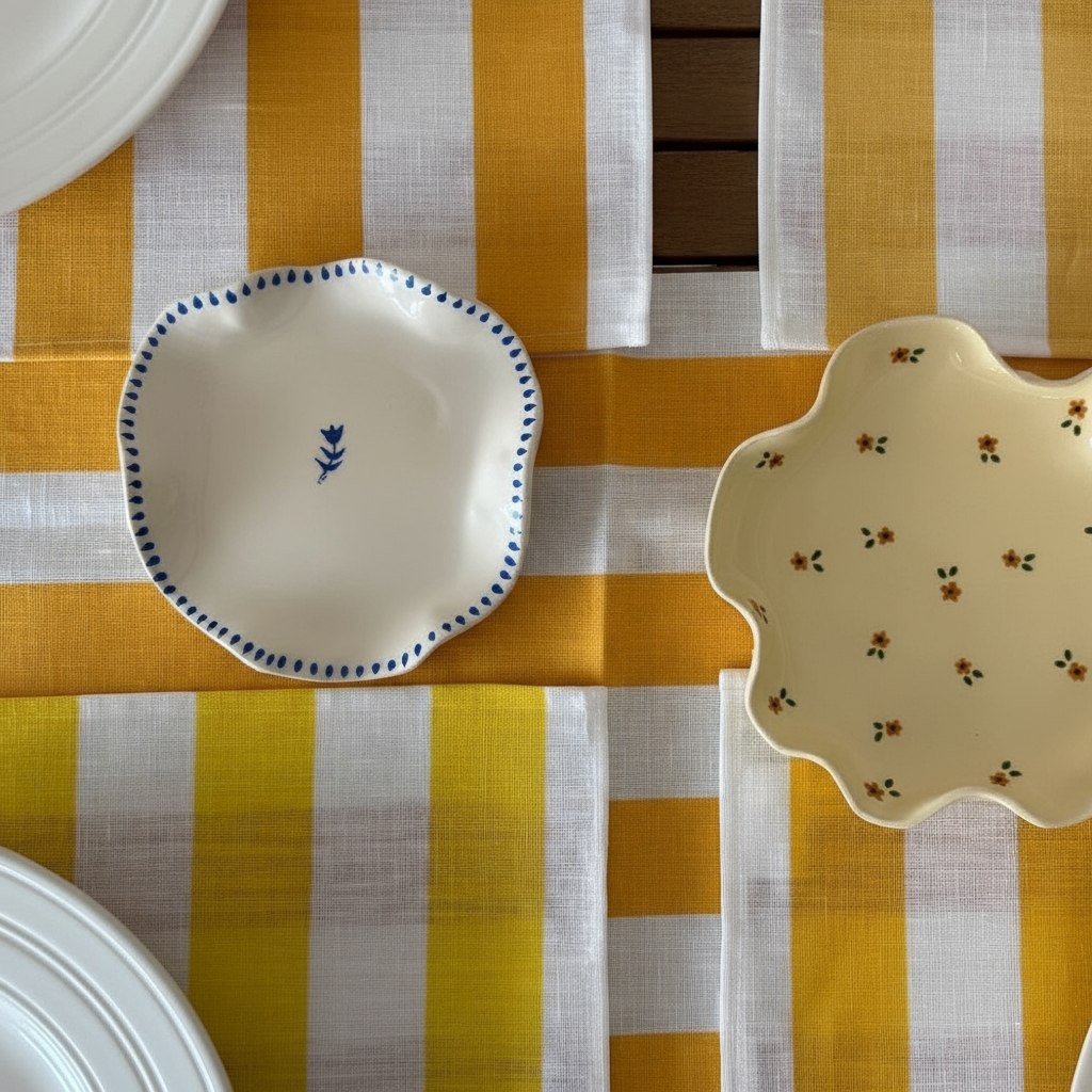 Set (4) Individual Striped