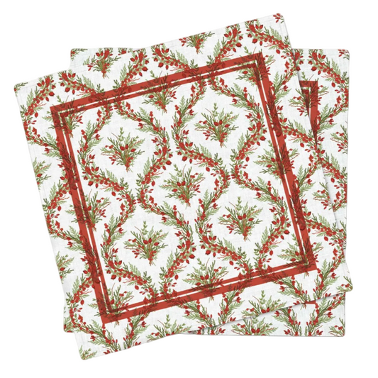 Set (4) Servilleta Christmas