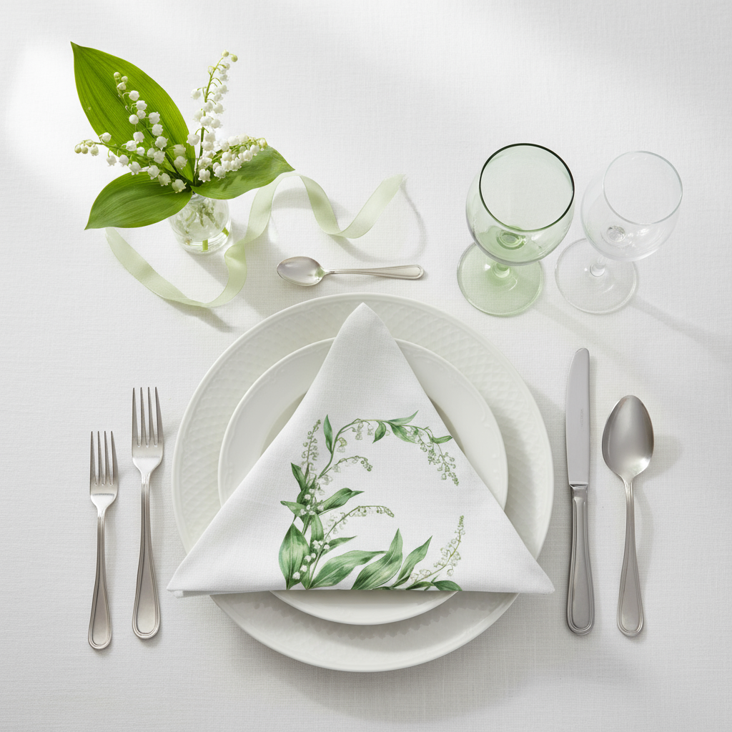 Set (4) Servilleta Lilly Bloom