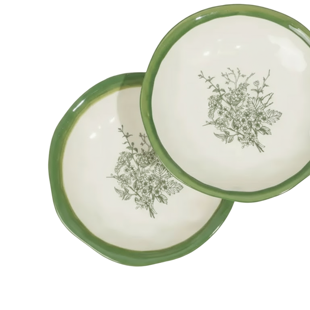 Set (2) platos Lilly