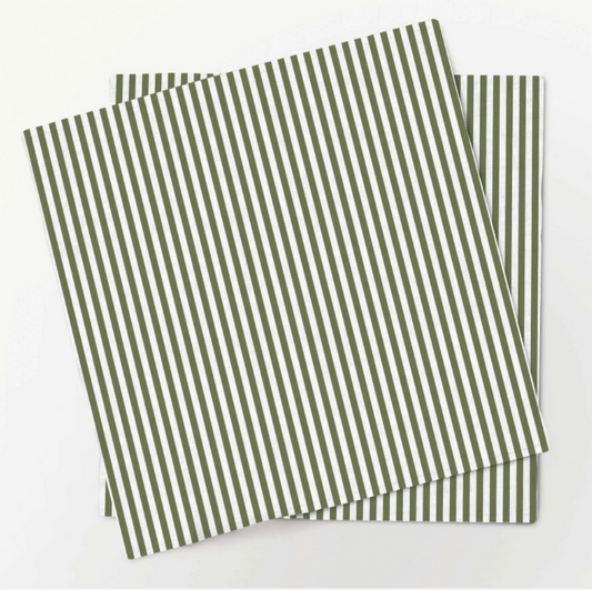 Set (4) Servilleta Dark Green