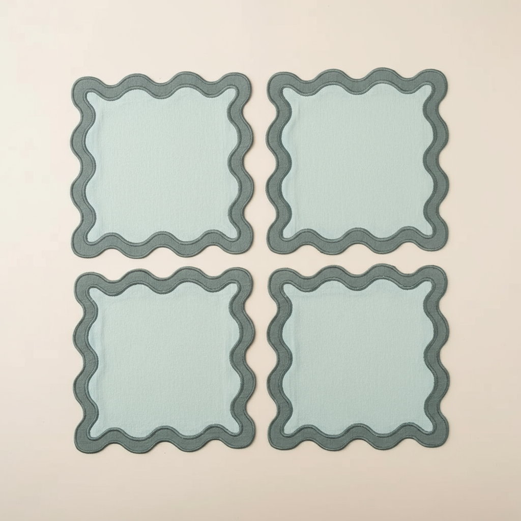 Set (4) Cocktail Napkins