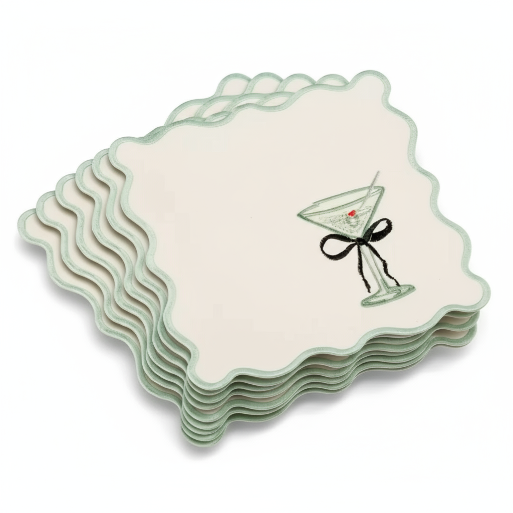 Set (4) Cocktail Napkins