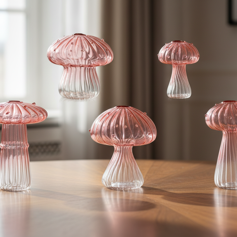 Florero Shroom Pastel