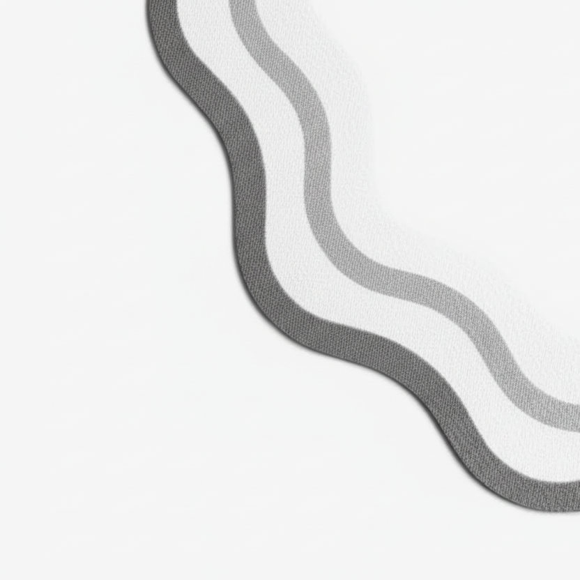 Set (4) Round Placemat Gray