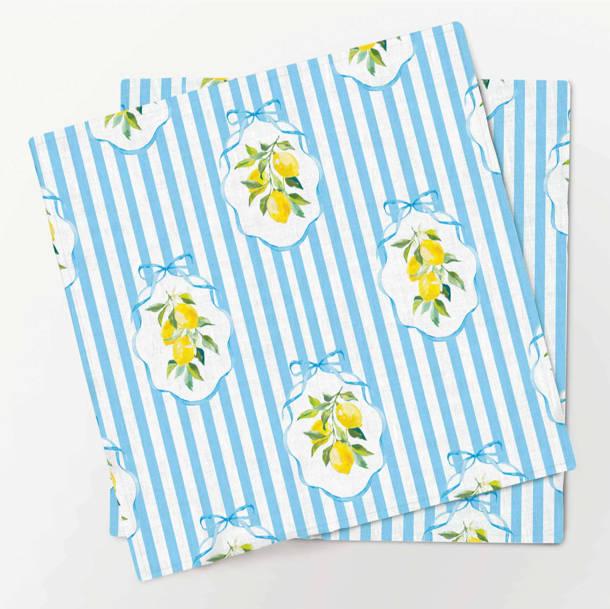 Set (4) Servilleta Lemons