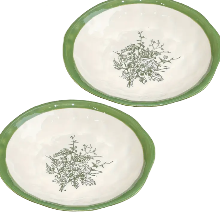 Set (2) platos Lilly